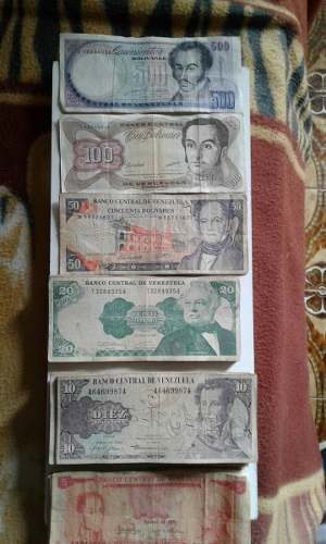 Papel Moneda De Venezuela Para Coleccion.
