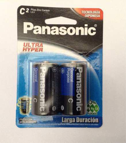 Pilas Tipo C (medianas) Panasonic. Oferta De Remate