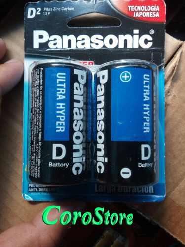 Pilas Tipo D Panasonic Blíster2. Oferta De Remate