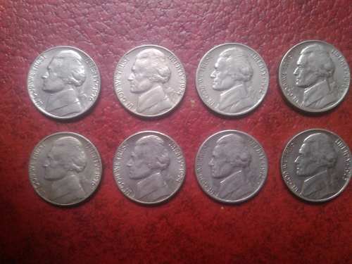 Set Lote De Monedas Antiguas Five Cents  Al 