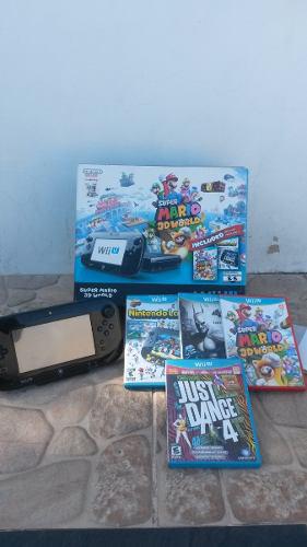 Wii U Deluxe 32 Gb + 4 Juegos * 1 Control 240 Verdes