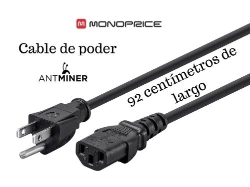 Cable D Poder Monoprice 14awg 15amp cm