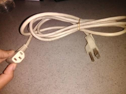 Cable De Corriente De Tres Pines Para Pc