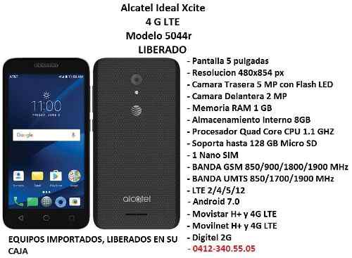 Celular Alcatel Ideal Xcite 4g