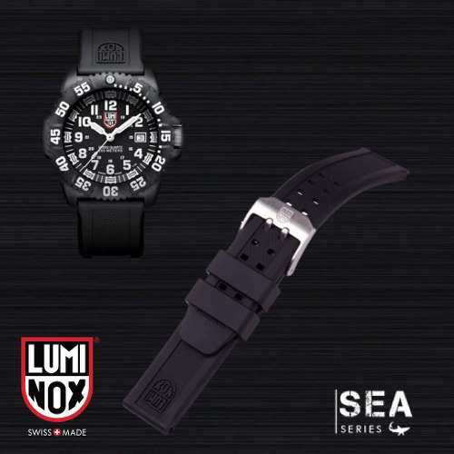 Correa Luminox Reloj Serie 3050 3950 23mm Original Negro