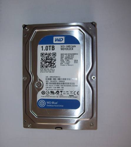 Disco Duro 1 Tb Wd Blue 1tb Sata 6 Gb/s,  Rpm, 64mb 3.5