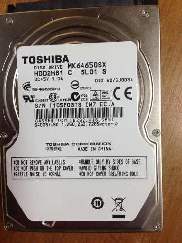Disco Duro Toshiba 640gb Nuevo