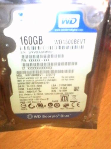 Disco Duro Western Digital 160 Gb