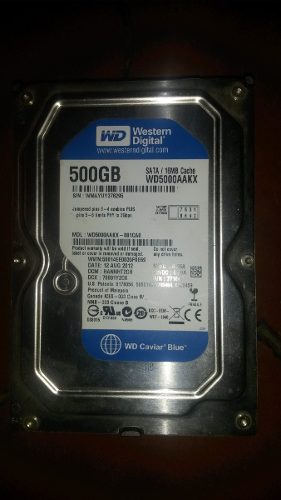 Disco Duro Western Digital De 500 Gb 3.5 Sata