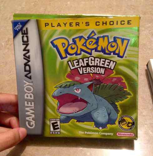 Juego De Gameboy Advance: Pokémon Leafgreen Version