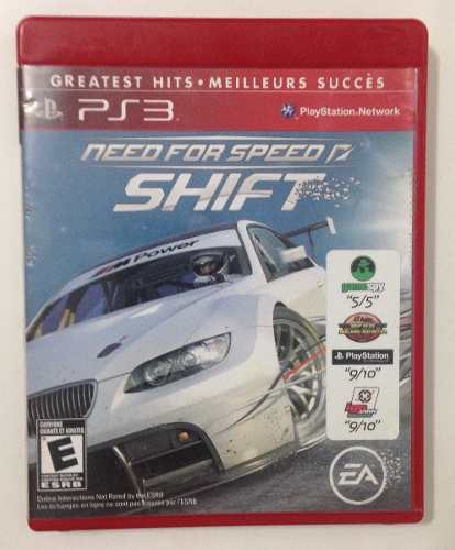 Need For Speed Shift Juego Ps3 Usado