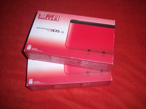 Nintendo 3ds Xl Rojo (nuevos Y Sellados)