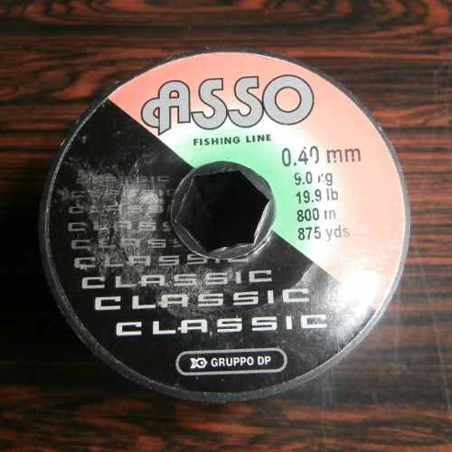 Nylon De Pesca Asso Classic 0.40mm 9 Kg 800m