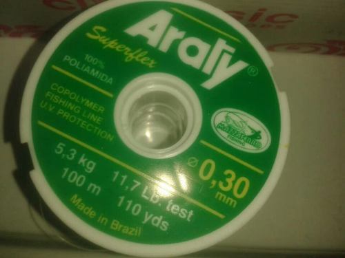 Oferta!! Nylon De Pesca Marca Araty Y Dourado 0,30 Y 0,20