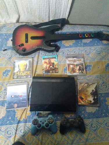 Vendo O Cambio Ps3 Super Slim + 10 Juegos