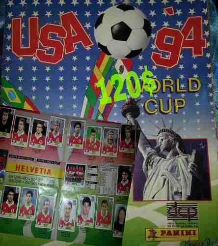 Album Mundial Futbol 94 Llenito Original