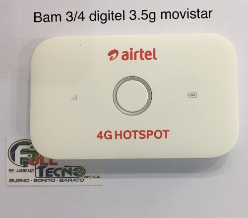 Bam Router Wifi Portatil 4g Lte Digitel Y Movistar Huawei