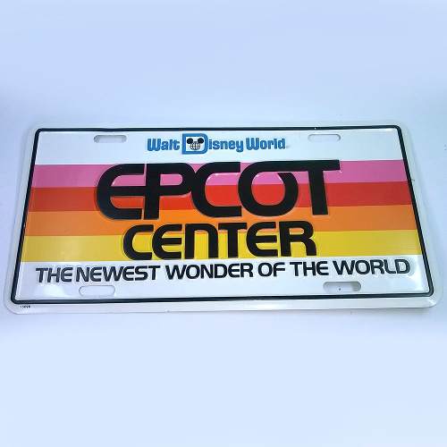Epcot Center Disney, Placa, Colección. Nueva.