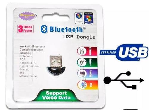 Mini Bluetooth Usb 2.0 Adaptador Dongle Pc