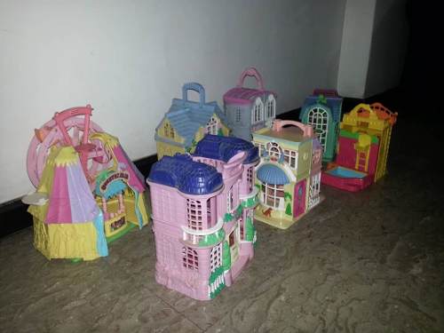 7 Casitas Fisher Price En Buen Estado Oferté Con