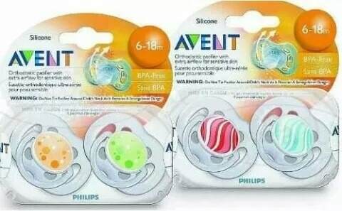 Chupones Avent 6 18 Meses Niño Niña Bebé 6-18 Me