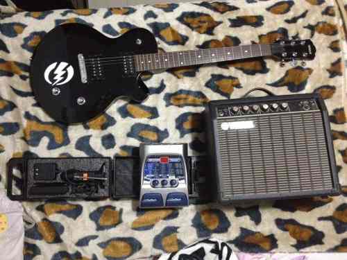 Combo Guitarra Yamaha Aes420, Amplificador; Pedalera