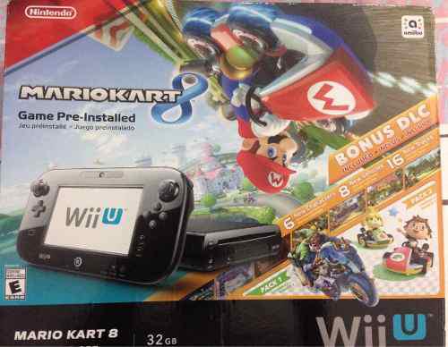 Consola Nintendo Wii U Mariokart 8 Deluxe Set Con Acsesorios