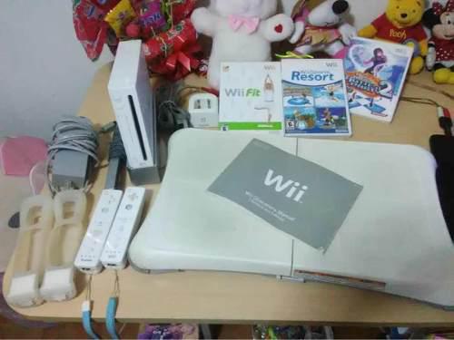 Consola Wii Con Juegos Y Controles