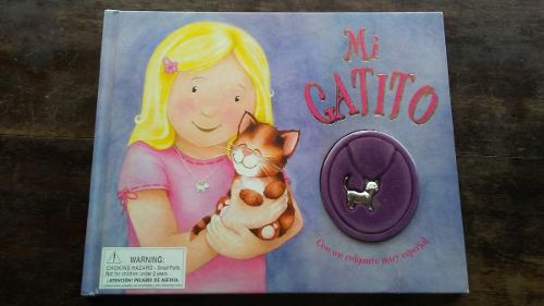 Cuento Infantil Ilustrado Mi Gatito Con Medallon Incluido