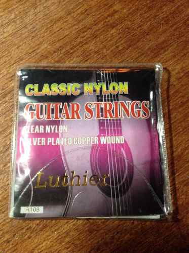 Cuerdas (set) De Guitarra Clasica O Acustica Marca Luthier