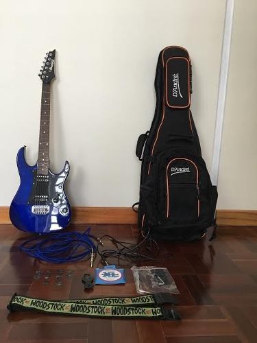Guitarra Eléctrica Ibanez + Forro Y Accesorios(sin Uso)