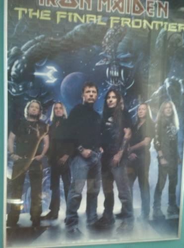 Iron Maiden Afiches Montados Cañuela Metal Vidrio