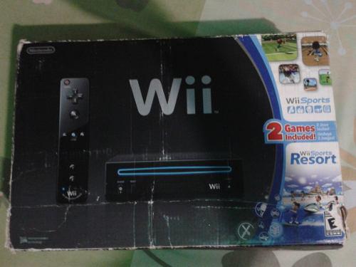 Nintendo Wii Sport Resort Negro Usado