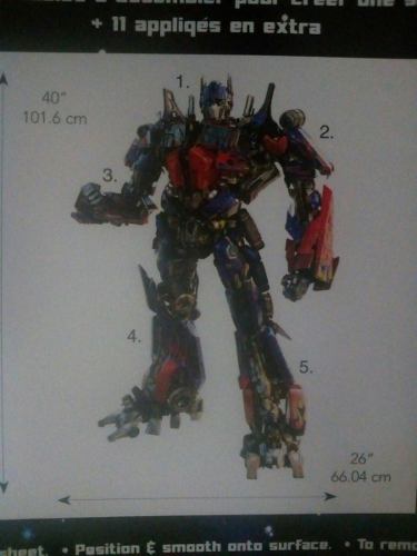 Optimus Prime Transformers Calcomanias Para La Pared