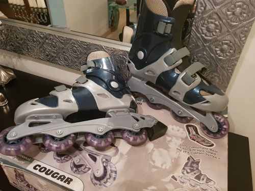 Patines En Linea Talla 10 Importados Marca Cougar