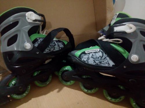 Patines Lineales Ajustables Talla 31 A 34 Usados