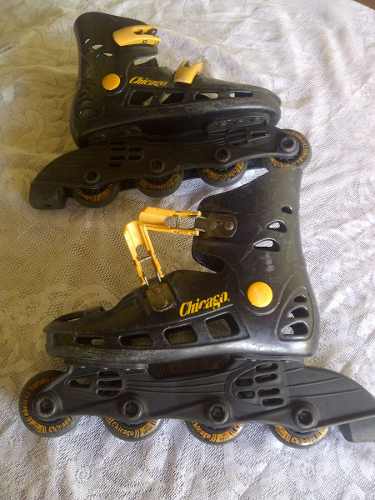 Patines Lineales Usados Sin Botin Ni Correas