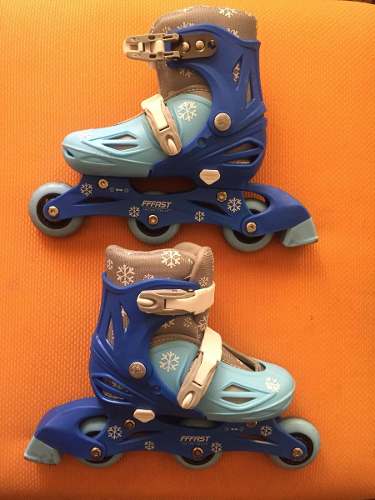 Patines Para Niños Ajustable Talla  Con Protectores