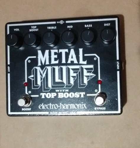 Pedal De Guitarra Metal Muff+top Boost By Electroharmonix