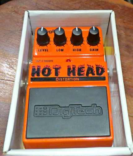 Pedal Digitech Hot Head Distortion-como Nuevo