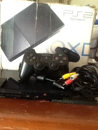 Playstation 2 Sin Chipear + Memory Card 8mb + 1 Control