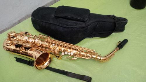 Saxofon Alto Mi Bemol Completo Marca Weril Master