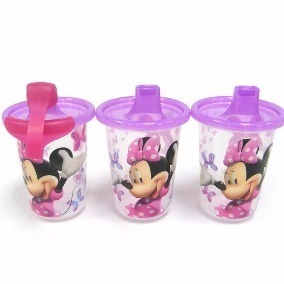 Set De 3 Vasos De Minnie Mouse Disney Baby Niñas