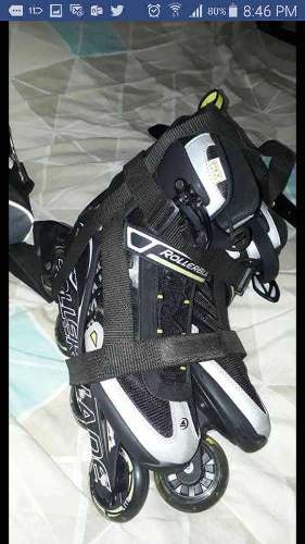 Vendo Patines Rollerblade Como Nuevos 60 Verdes