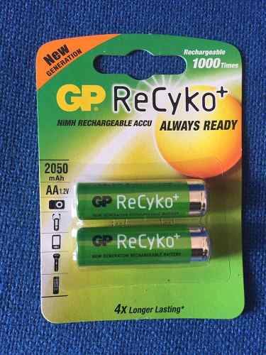 Baterias Recargables Gp Recyko Doble Aa mah