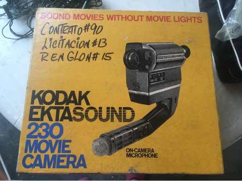 Camara De Video Y Sonido Marca Kodak Antigua Con Microfono