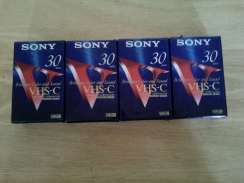 Cintas Sony 30-vhs-c