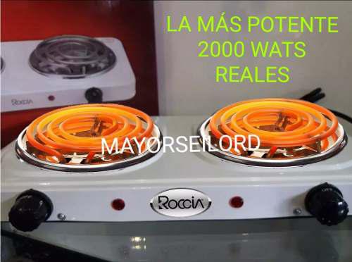 Cocina Electrica 2 Hornillas La Mas Potente 2000w Nuevas