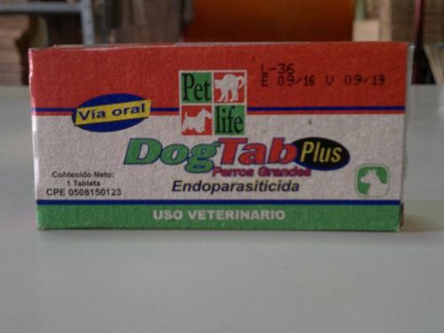 Dog Tab Plus Perros Grandes Endoparasiticida 1 Tab