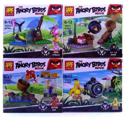 Figuras Muñecos Armables Estilo Lego Mundo Angry Birds